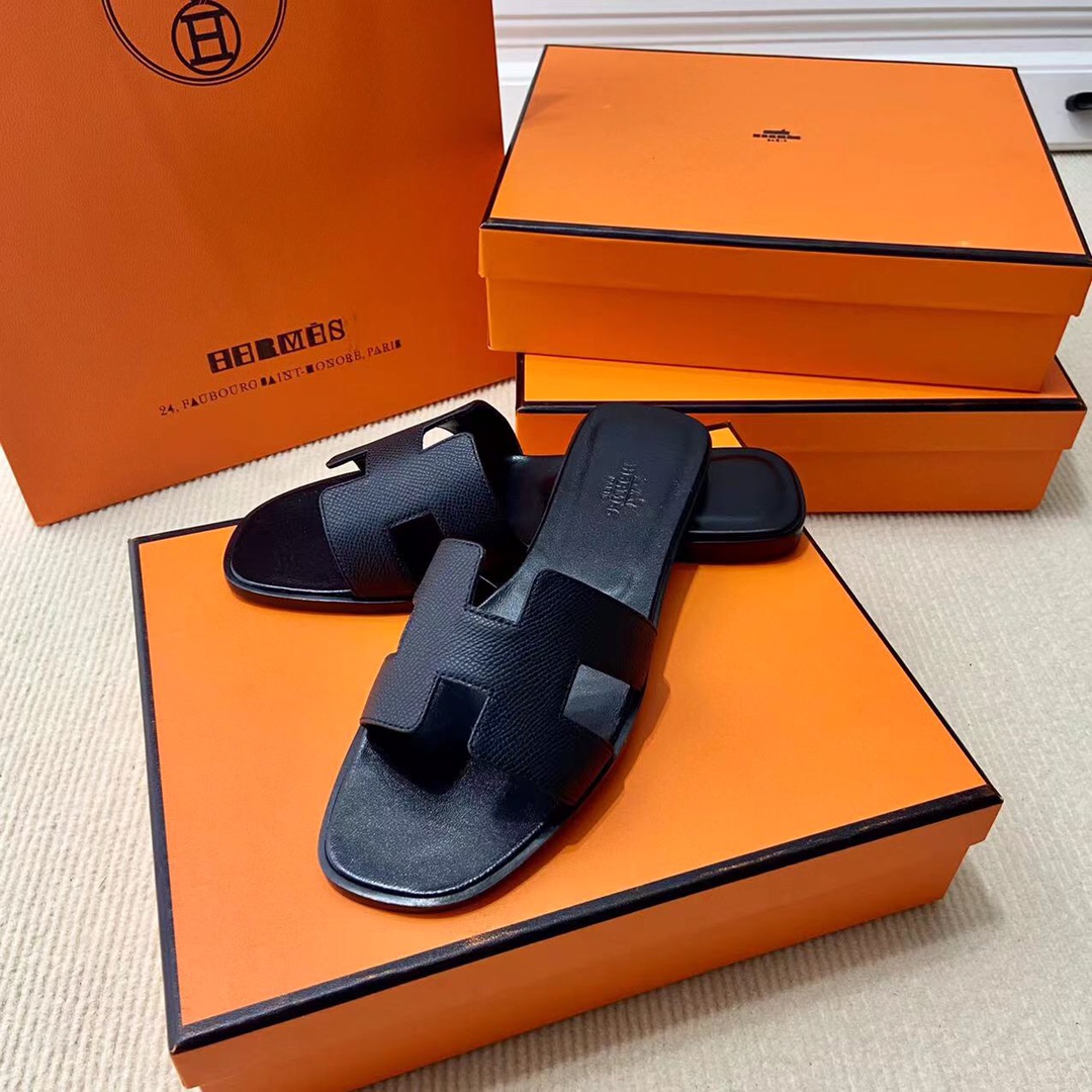 에르메스 올수공 오란 슬리퍼 샌들 앱송 34